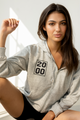 Line Change Ladies Oatmeal City Zip Up Image coming soon src=